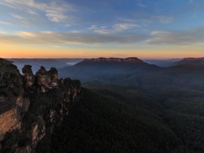 Blue Mountains im Morgengrauen