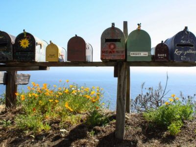 USA: Briefkästen am Straßenrand
